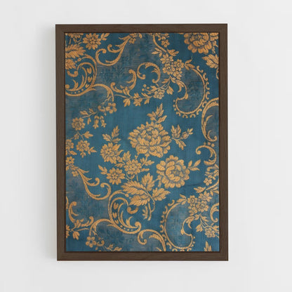 ap-baroque patterns-4 cadre Bois foncé