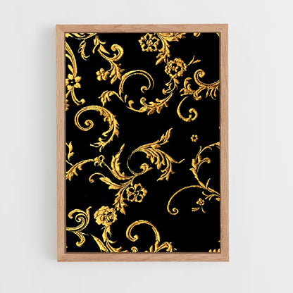ap-baroque patterns-6 cadre Bois clair