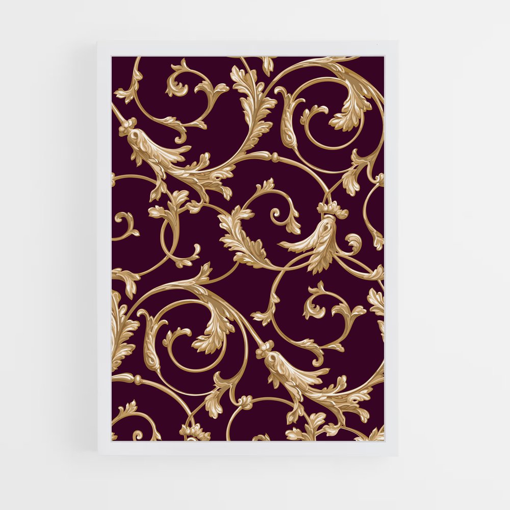 ap-baroque patterns-7 cadre Blanc
