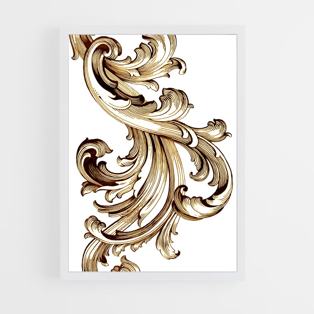 ap-baroque patterns-8 cadre Blanc