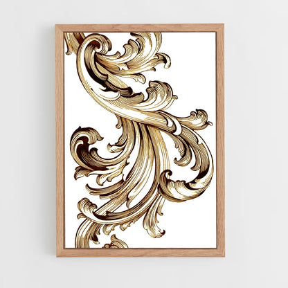 ap-baroque patterns-8 cadre Bois clair