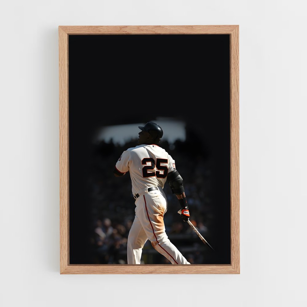 ap-barry bonds-2 cadre Bois clair