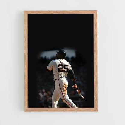ap-barry bonds-2 cadre Bois clair
