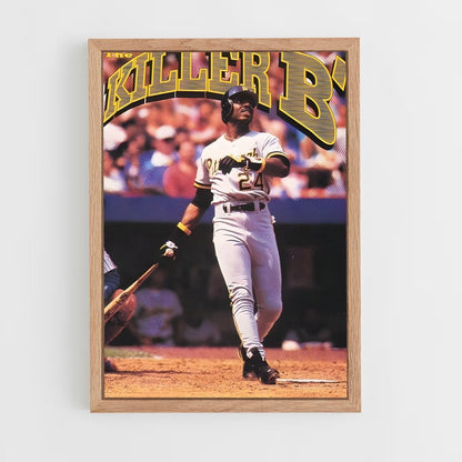 ap-barry bonds-5 cadre Bois clair