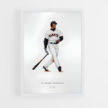 ap-barry bonds-6 cadre Blanc