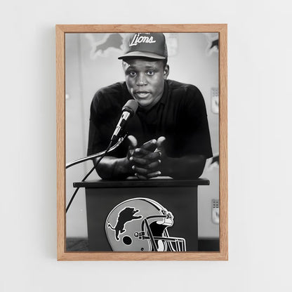 ap-barry sanders-3 cadre Bois clair