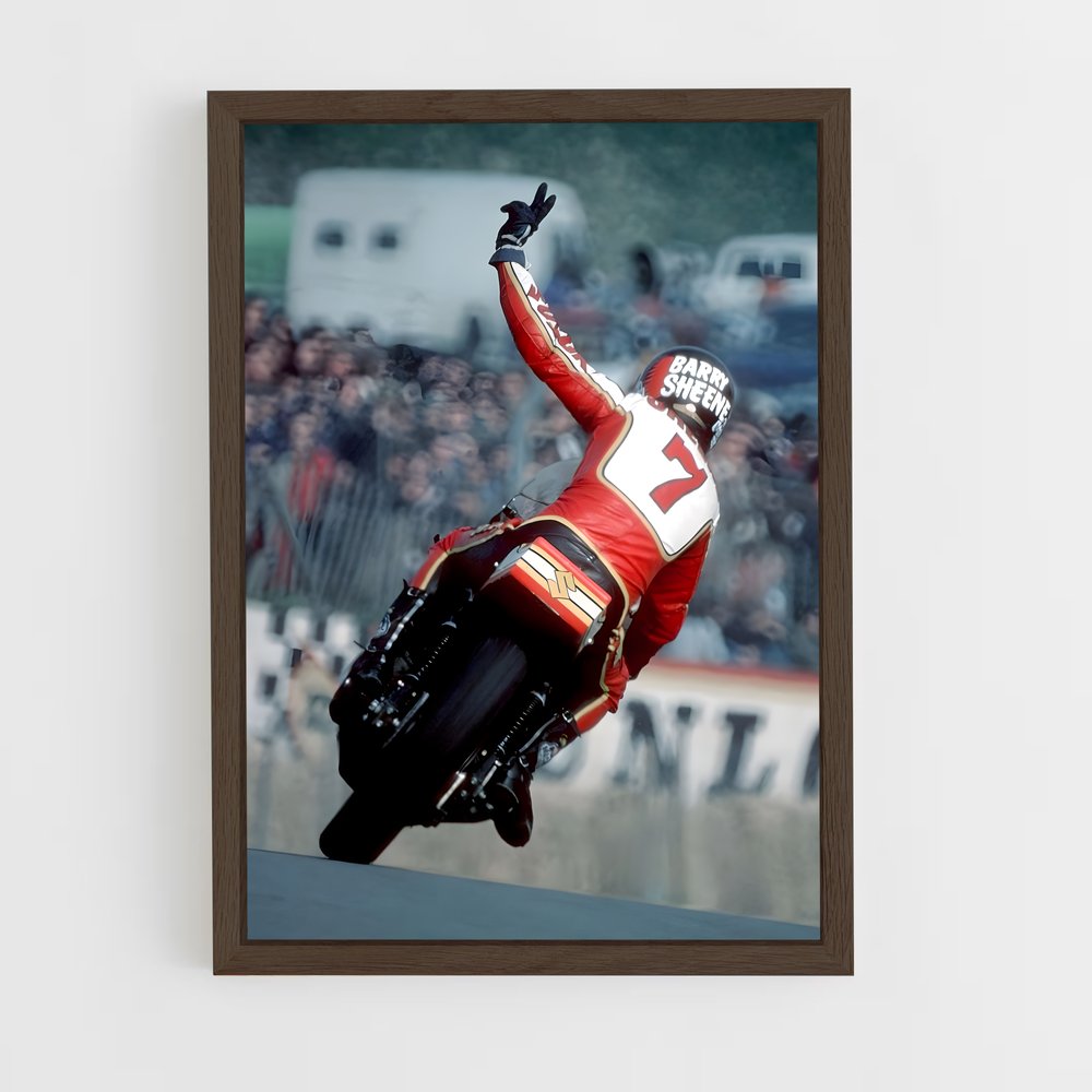 ap-barry sheene-3 cadre Bois foncé