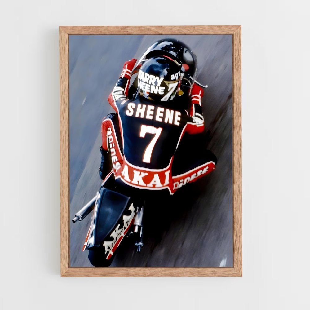 ap-barry sheene-7 cadre Bois clair