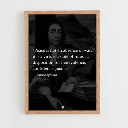 ap-baruch spinoza-2 cadre Bois clair