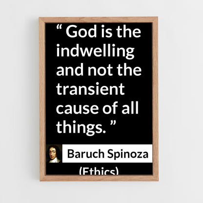 ap-baruch spinoza-6 cadre Bois clair