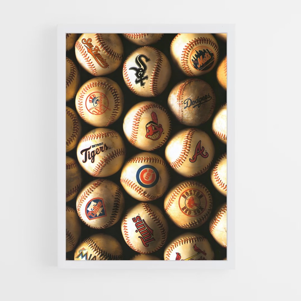 ap-baseball-5 cadre Blanc