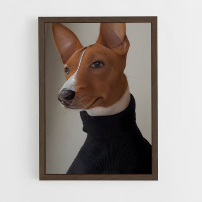 ap-basenji-4 cadre Bois foncé