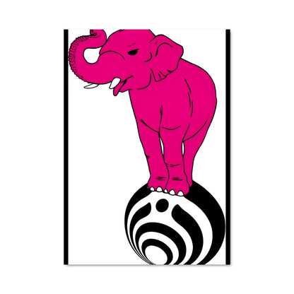 Poster Elephant on the Ball