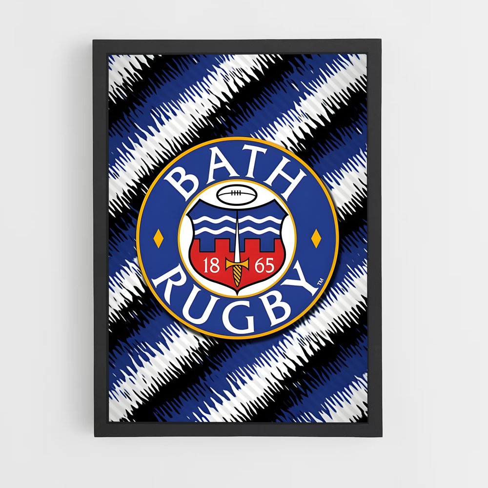 ap-bath rugby-2 cadre Noir