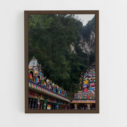 ap-batu caves-10 cadre Bois foncé