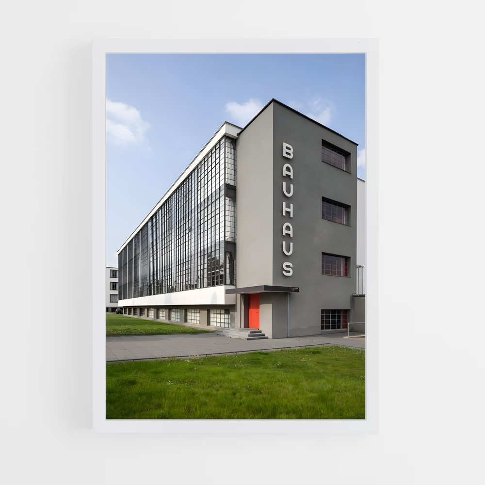 ap-bauhaus architecture-3 cadre Blanc