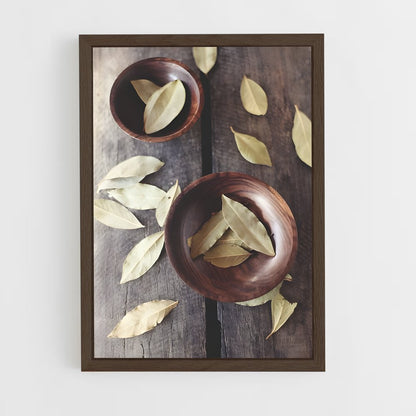 ap-bay leaves-3 cadre Bois foncé