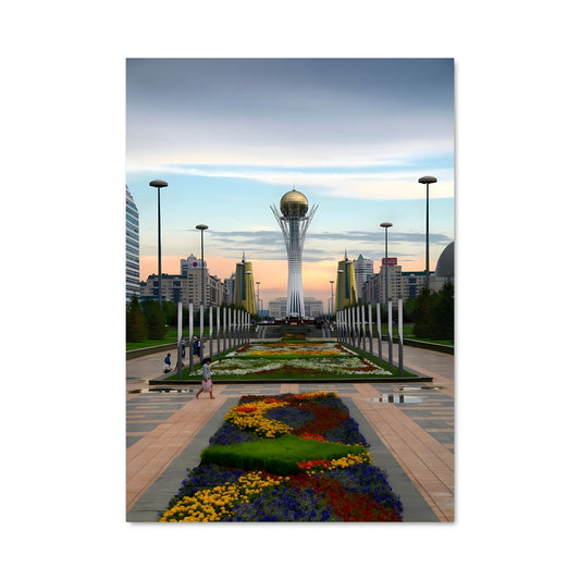 Poster Fleurs de Bayterek