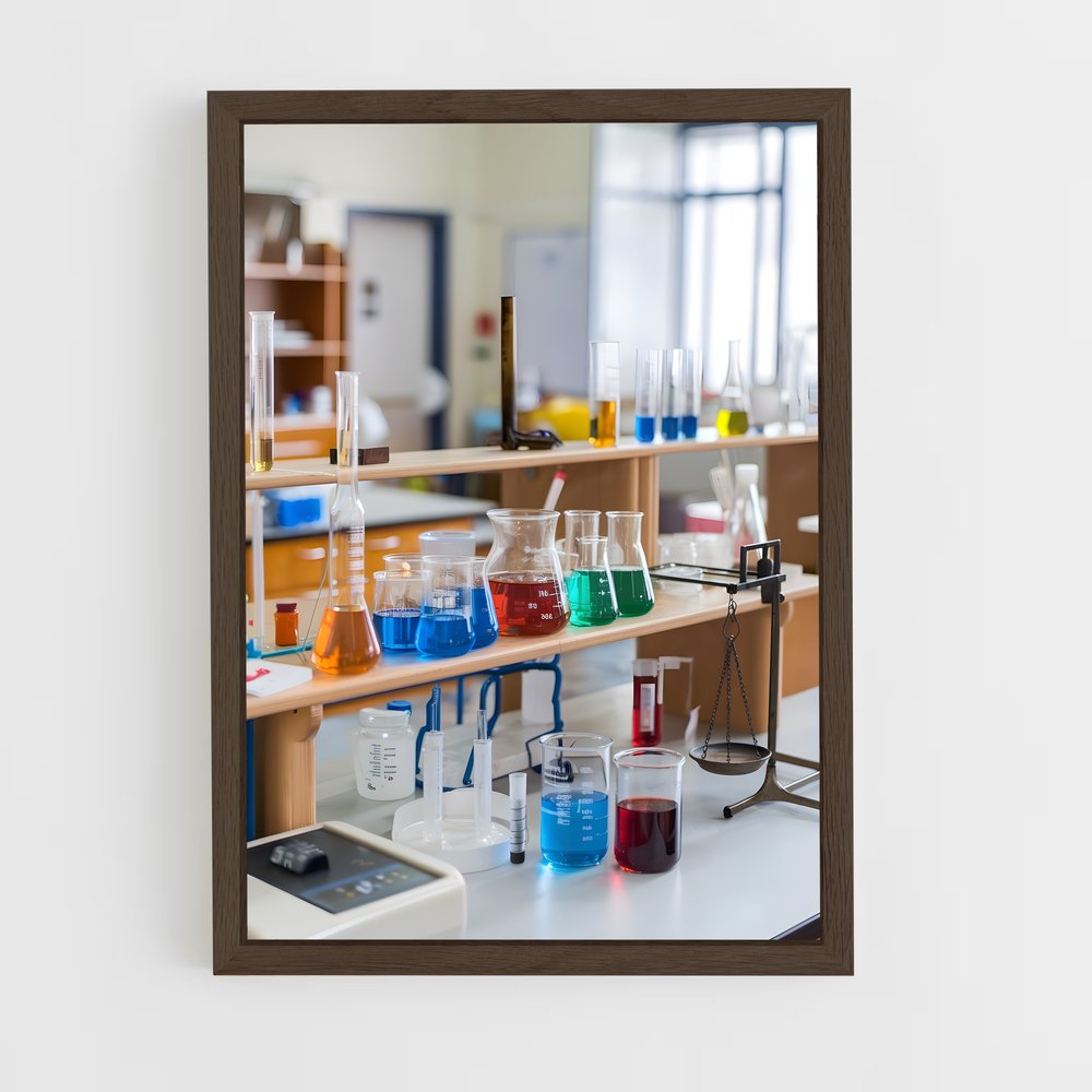 ap-beakers-1 cadre Bois foncé