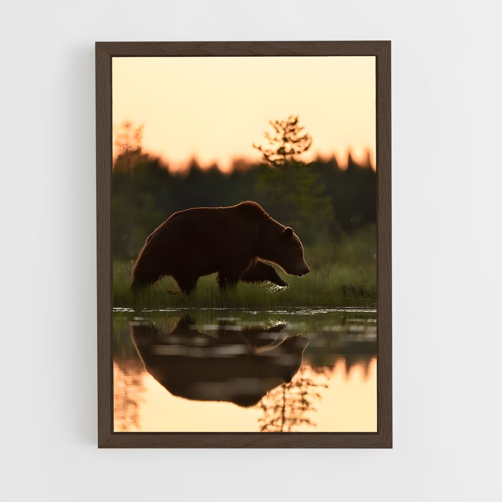 ap-bear-13 cadre Bois foncé