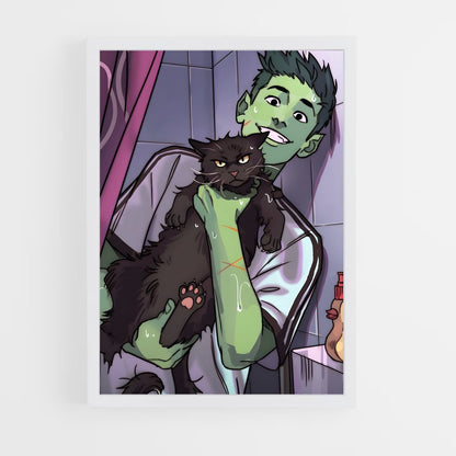 ap-beast boy-2 cadre Blanc