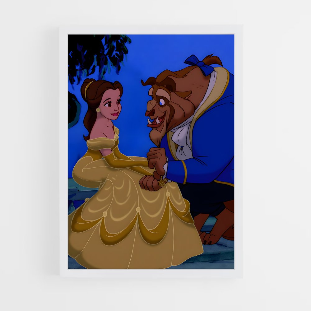 ap-beauty and the beast-3 cadre Blanc