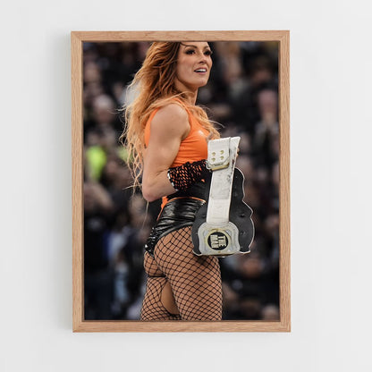 ap-becky lynch-4 cadre Bois clair