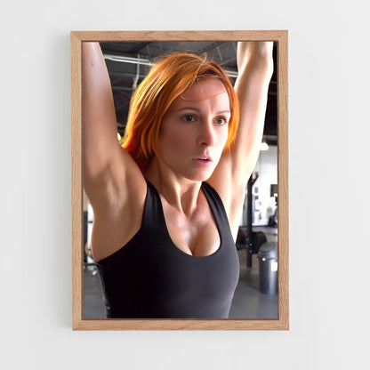 ap-becky lynch-6 cadre Bois clair