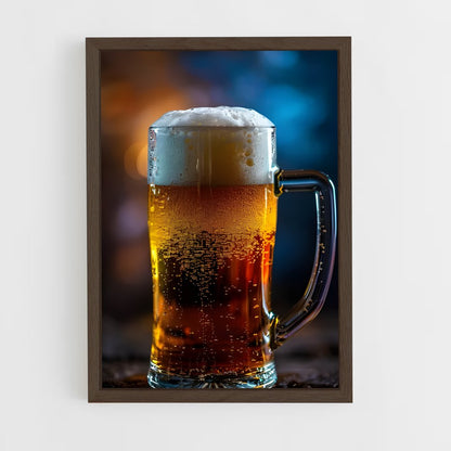 ap-beer pint-7 cadre Bois foncé