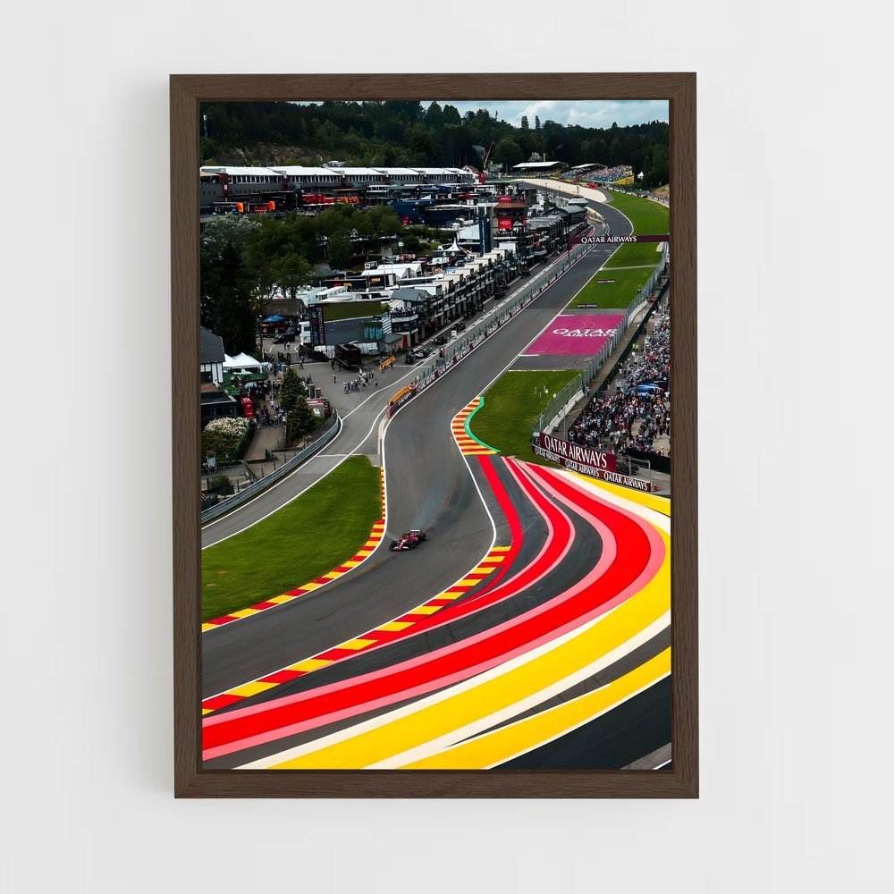 ap-belgian grand prix-1 cadre Bois foncé