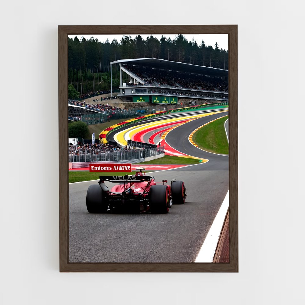 ap-belgian grand prix-2 cadre Bois foncé