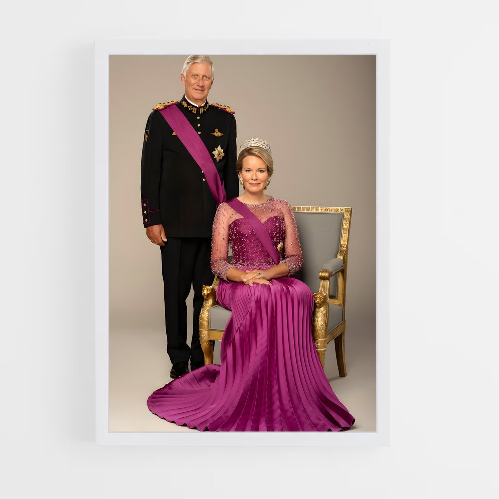 ap-belgian royal family-1 cadre Blanc