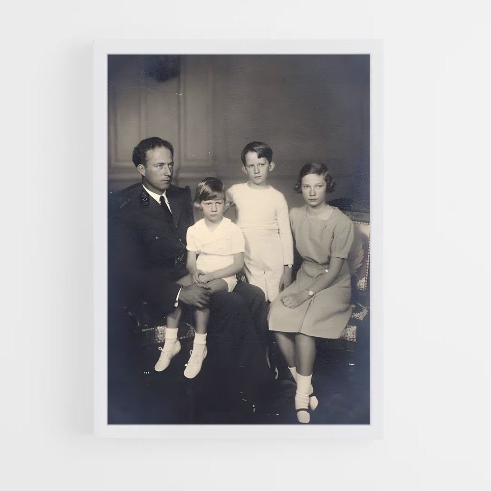 ap-belgian royal family-6 cadre Blanc