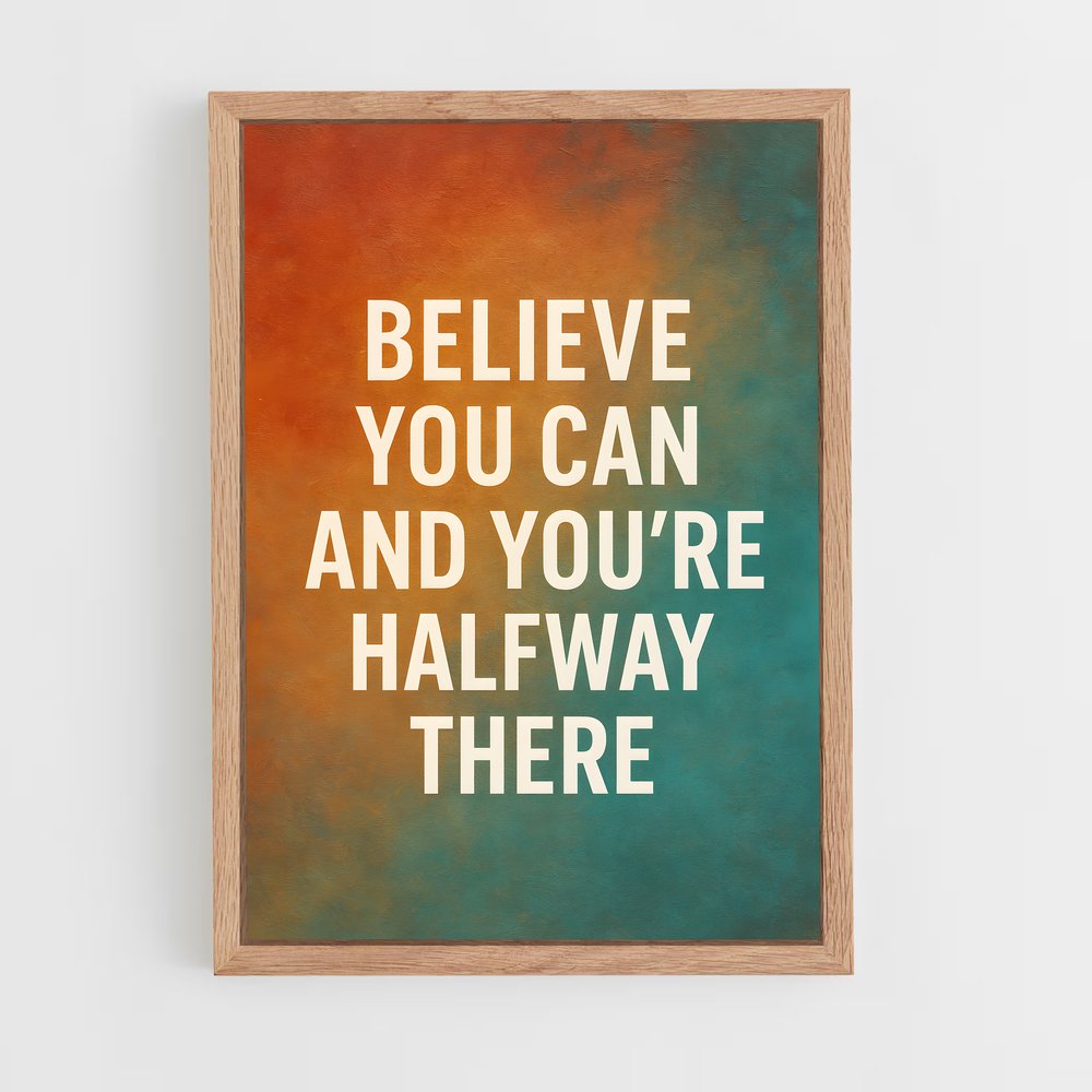 ap-believe in yourself-1 cadre Bois clair