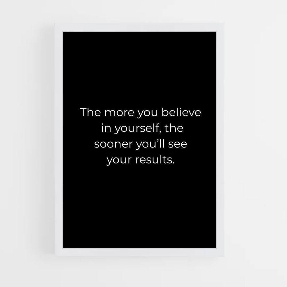 ap-believe in yourself-11 cadre Blanc