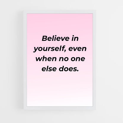 ap-believe in yourself-2 cadre Blanc