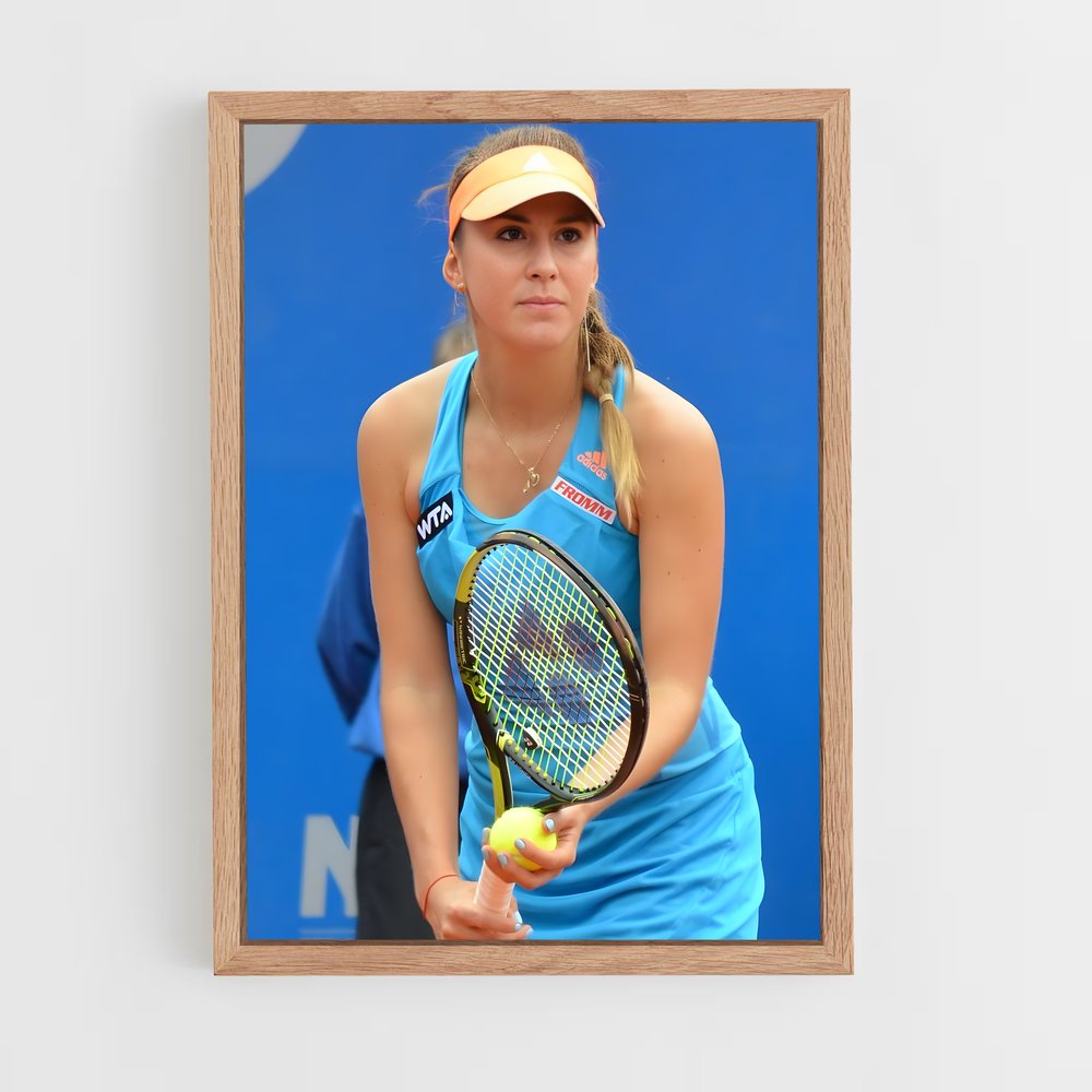 ap-belinda bencic-1 cadre Bois clair
