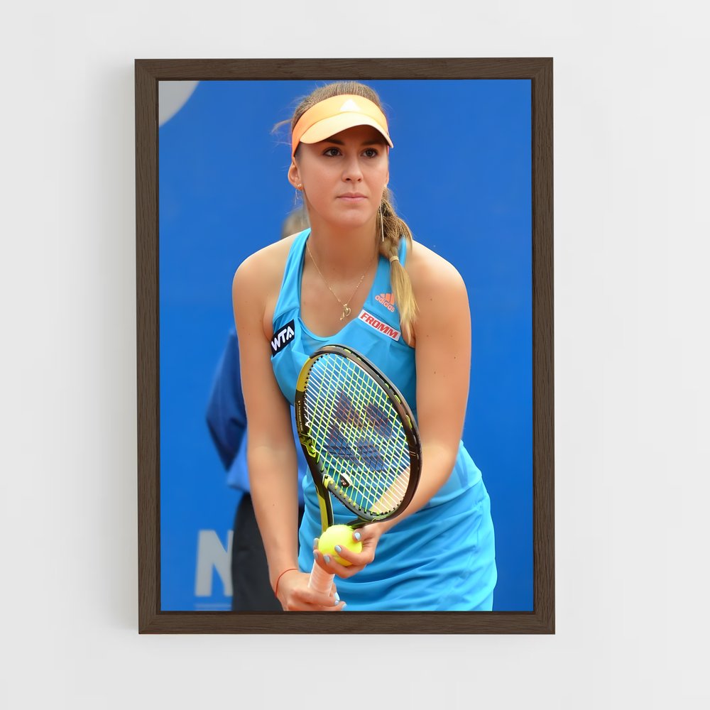 ap-belinda bencic-1 cadre Bois foncé