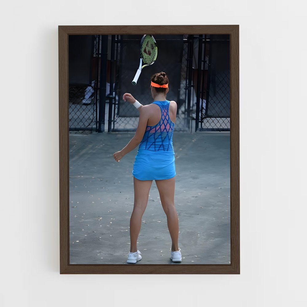 ap-belinda bencic-5 cadre Bois foncé