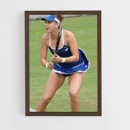 ap-belinda bencic-6 cadre Bois foncé