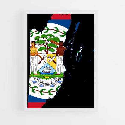 ap-belize flag-2 cadre Blanc