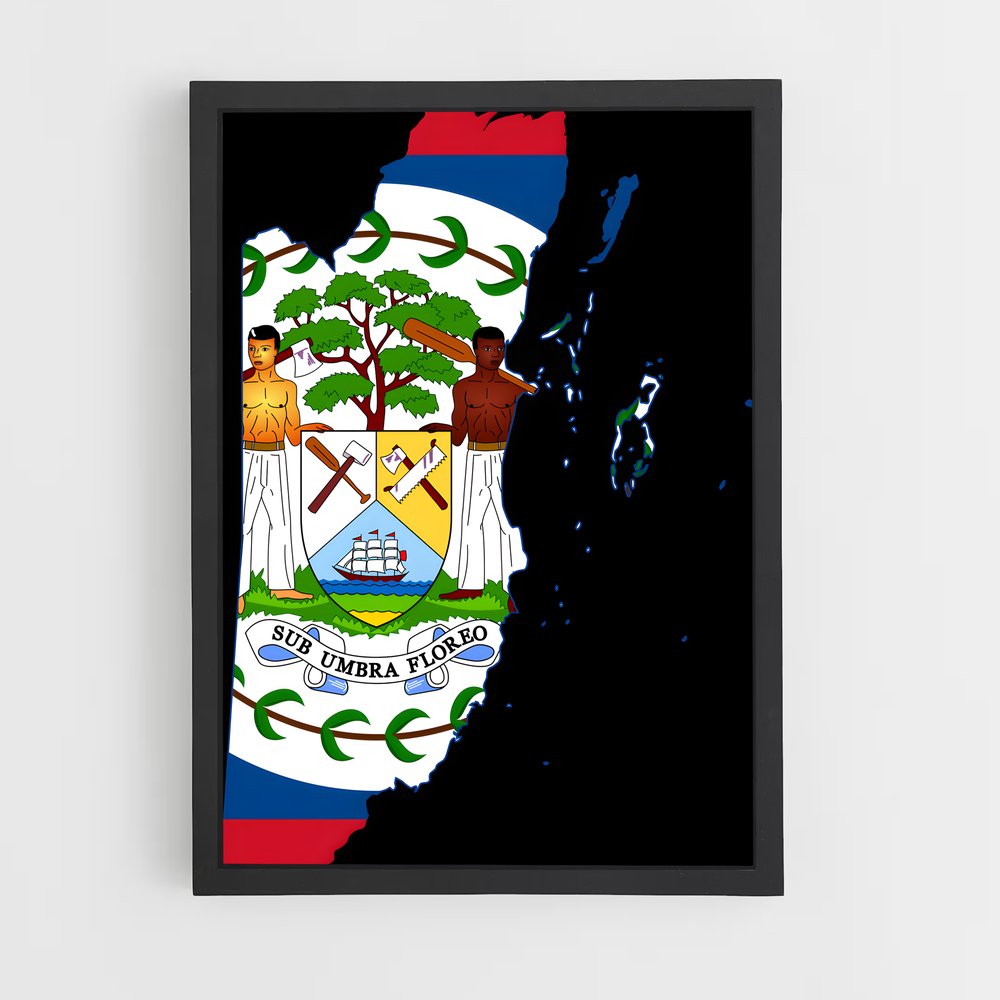 ap-belize flag-2 cadre Noir