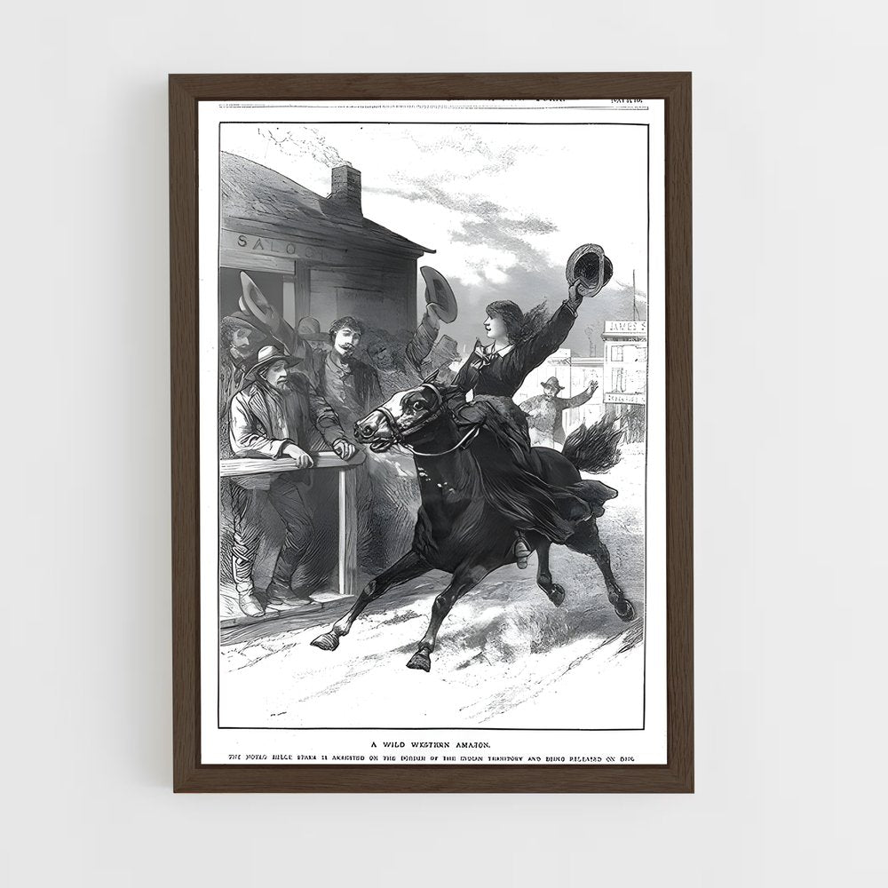 ap-belle starr-1 cadre Bois foncé