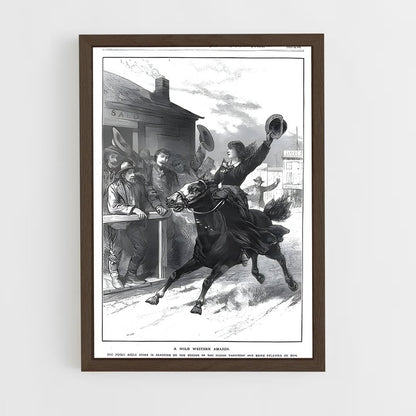ap-belle starr-1 cadre Bois foncé