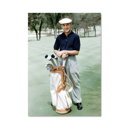Poster Le Golfeur Élegant