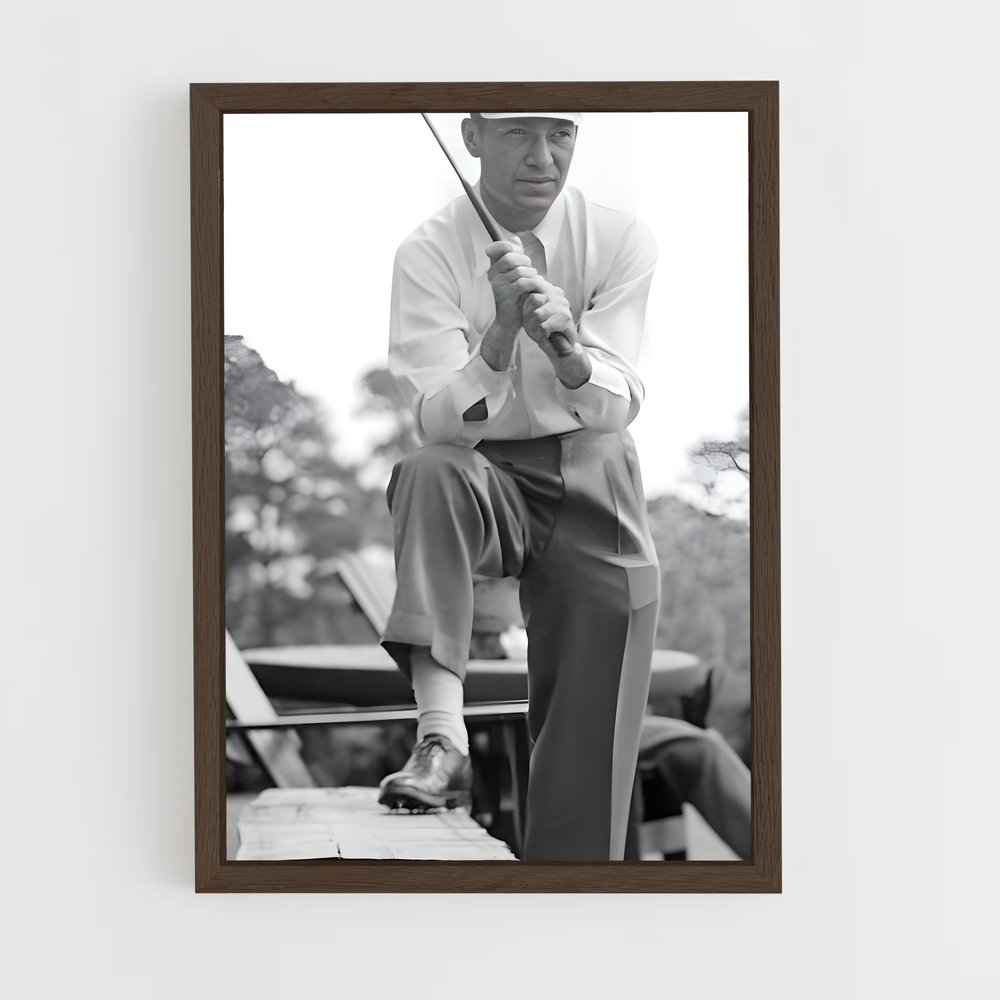 ap-ben hogan-6 cadre Bois foncé
