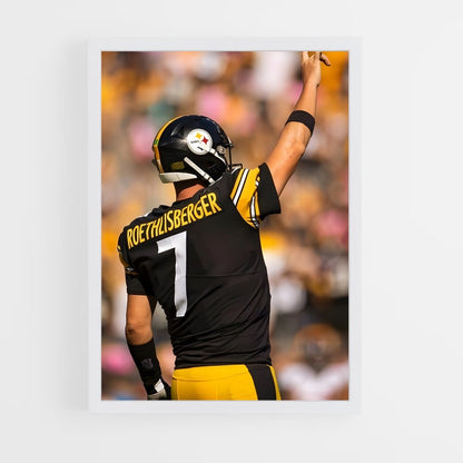 ap-ben roethlisberger-2 cadre Blanc