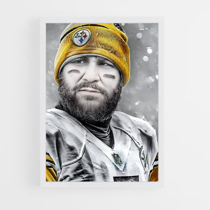 ap-ben roethlisberger-5 cadre Blanc