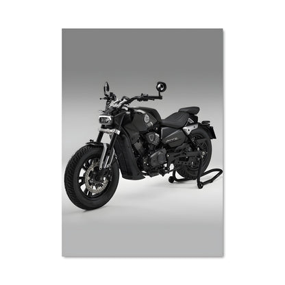 Poster Noir et Blanc sur Roues