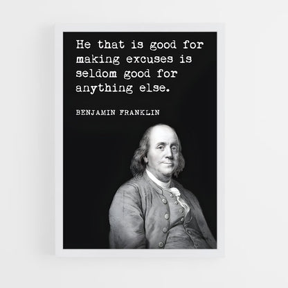ap-benjamin franklin-2 cadre Blanc